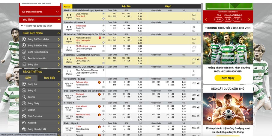 cá cược thể thao dafabet