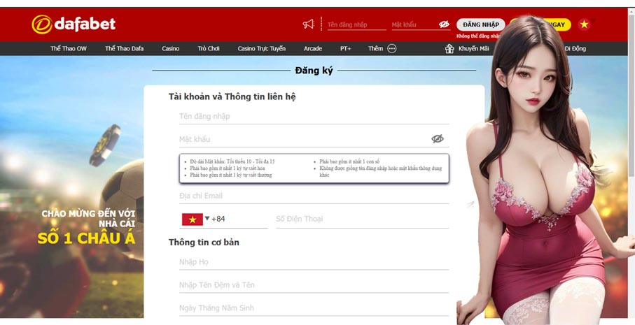 Đăng ký dafabet